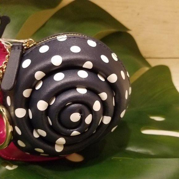 Kate Spade Enchanted Forest Snail Blue Key Fob - Picture 8 of 9